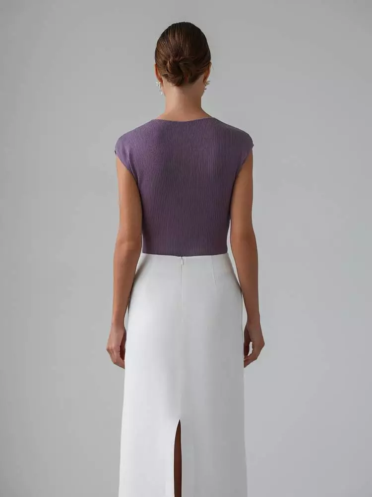 Топ (onesize (42-46RU), пыльно-сиреневый). Изображение № 5