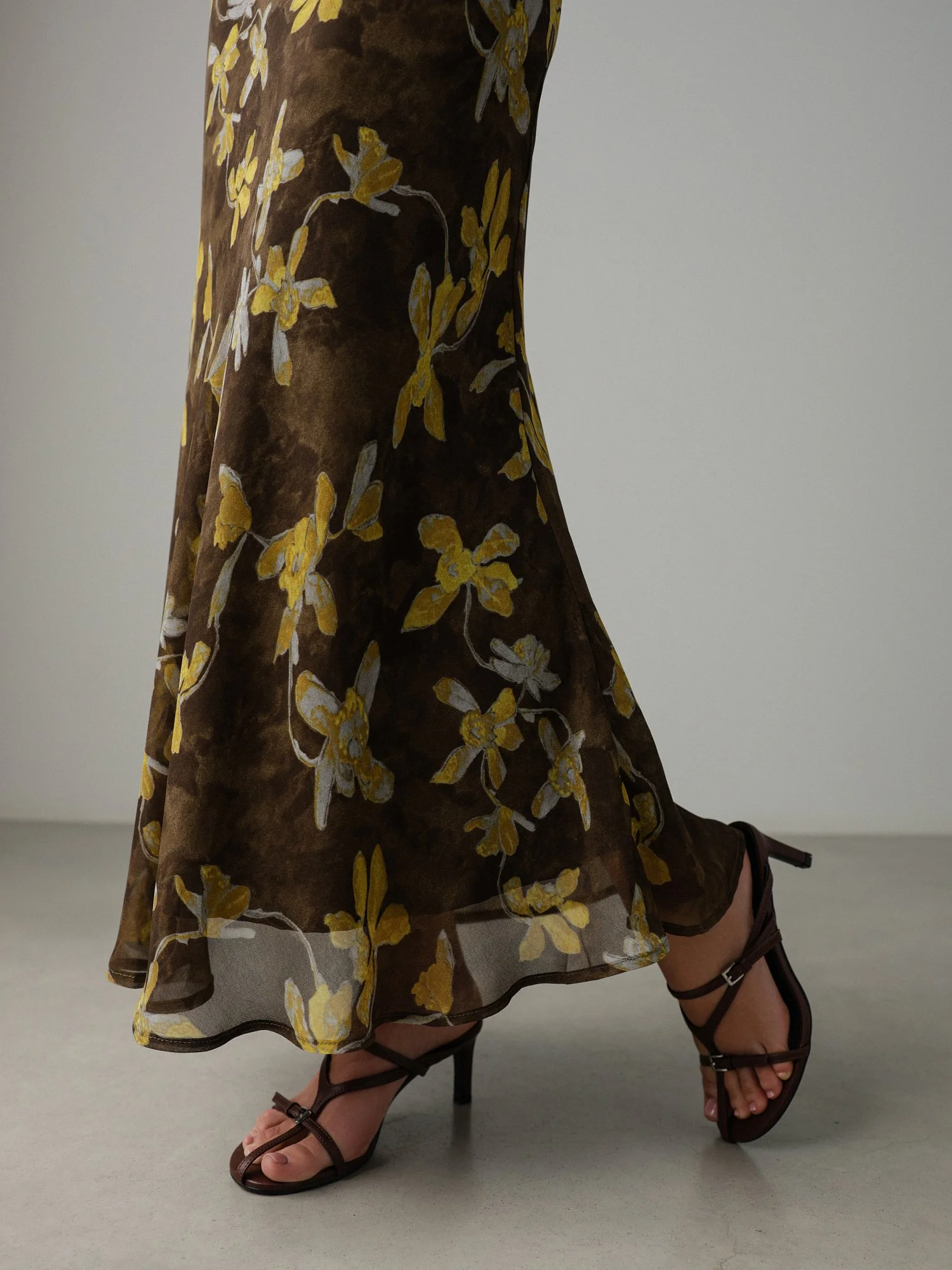 Юбка (S (42RU), коричневый). Избражение № 4