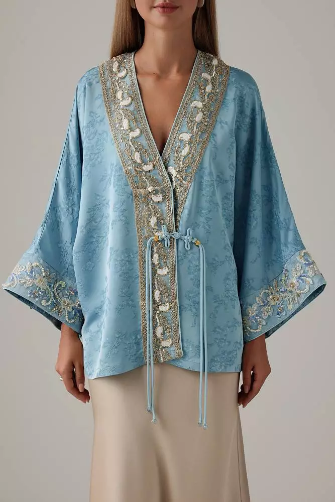 Накидка (M (44RU), светло-лазурный). Изображение № 3