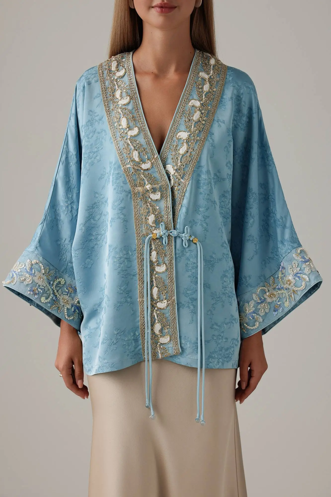 Накидка (M (44RU), светло-лазурный). Избражение № 3