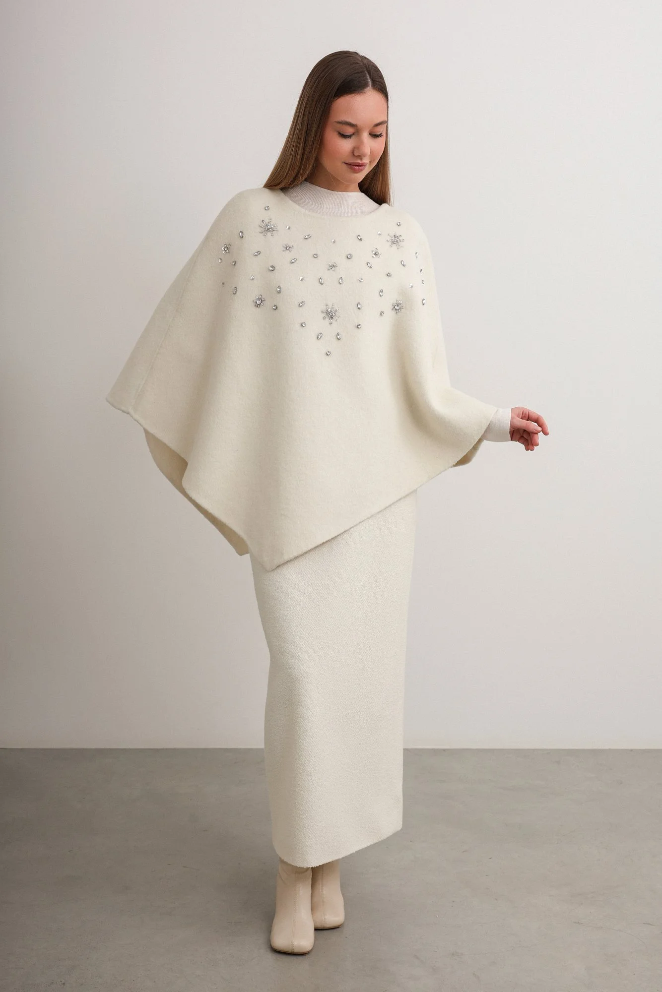 Накидка (M (44RU) молочный). Избражение № 4