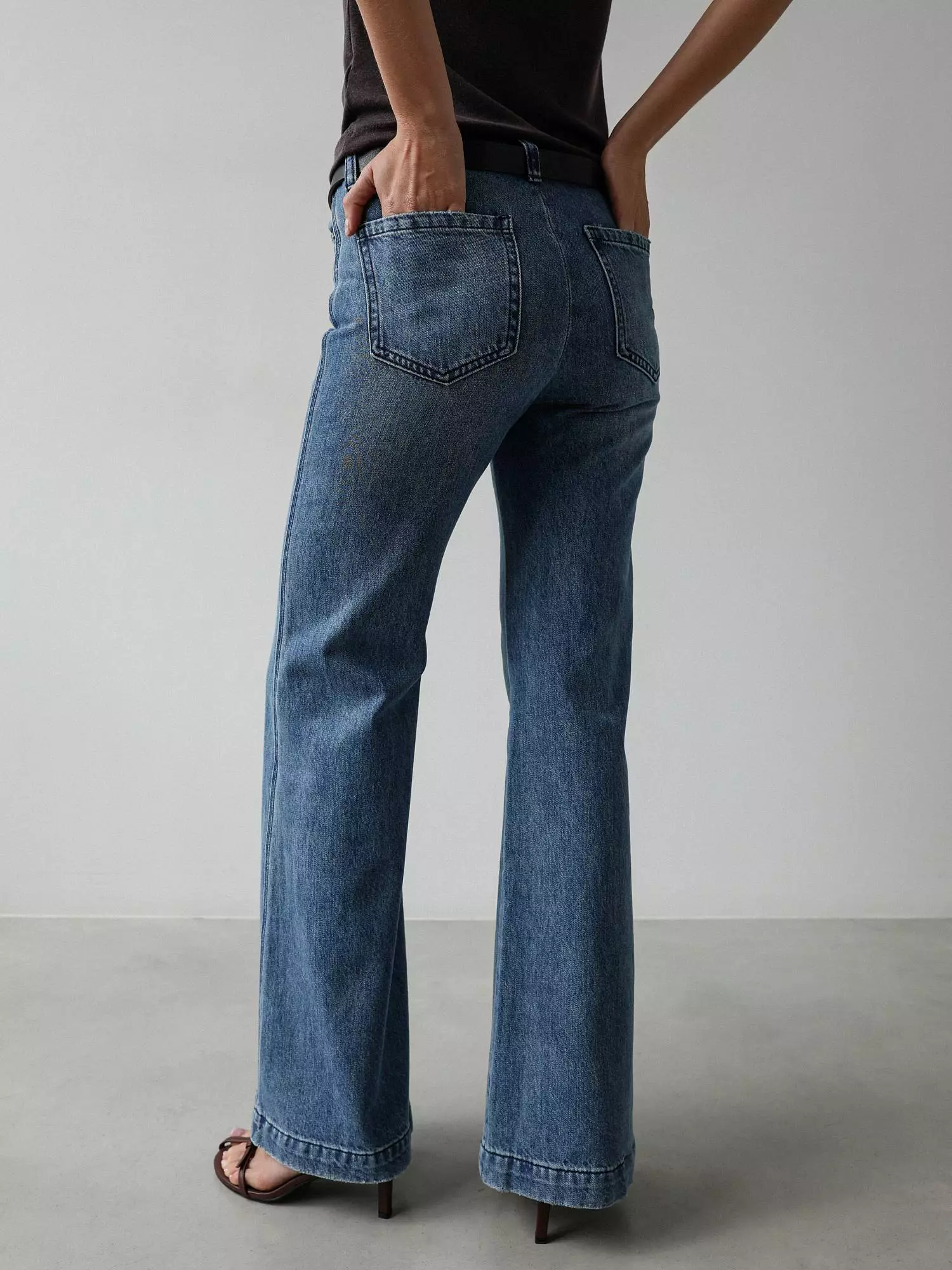 Джинсы (S (40RU), светло-синий). Избражение № 6