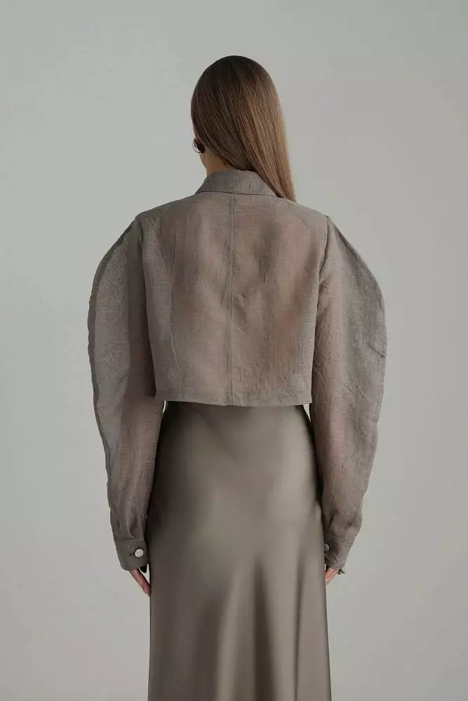 рубашка (onesize (42-46RU), серо-зеленый). Изображение № 6