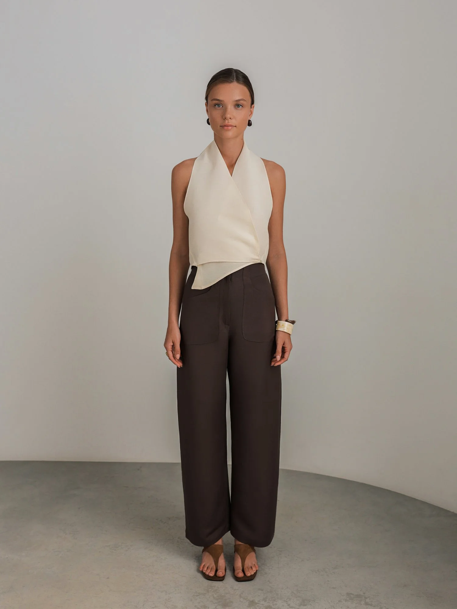 Брюки (S (42RU), коричневый). Избражение № 2