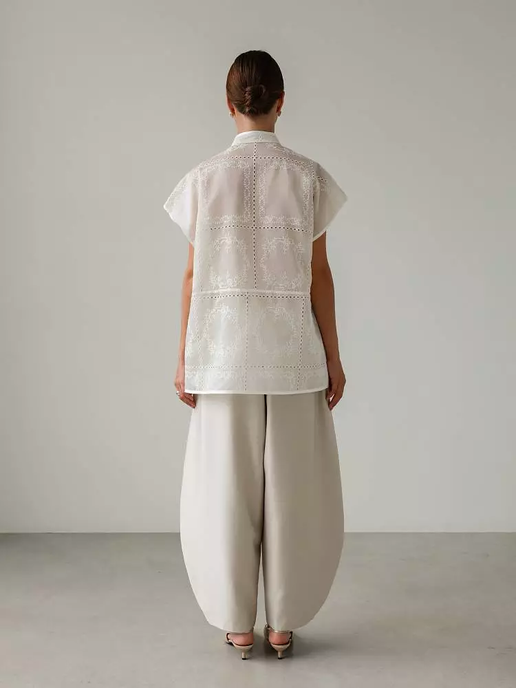 Топ (onesize (42-46RU), белый). Изображение № 6