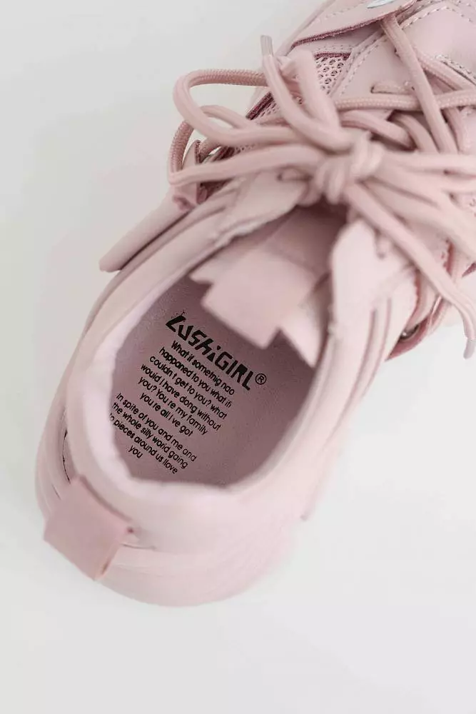 кроссовки (37, пудровый). Изображение № 5