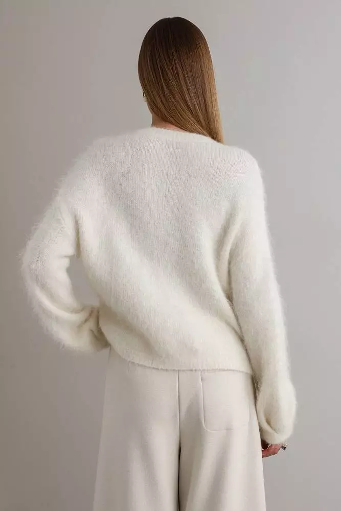 Свитер (onesize (42-46RU), молочный). Изображение № 5