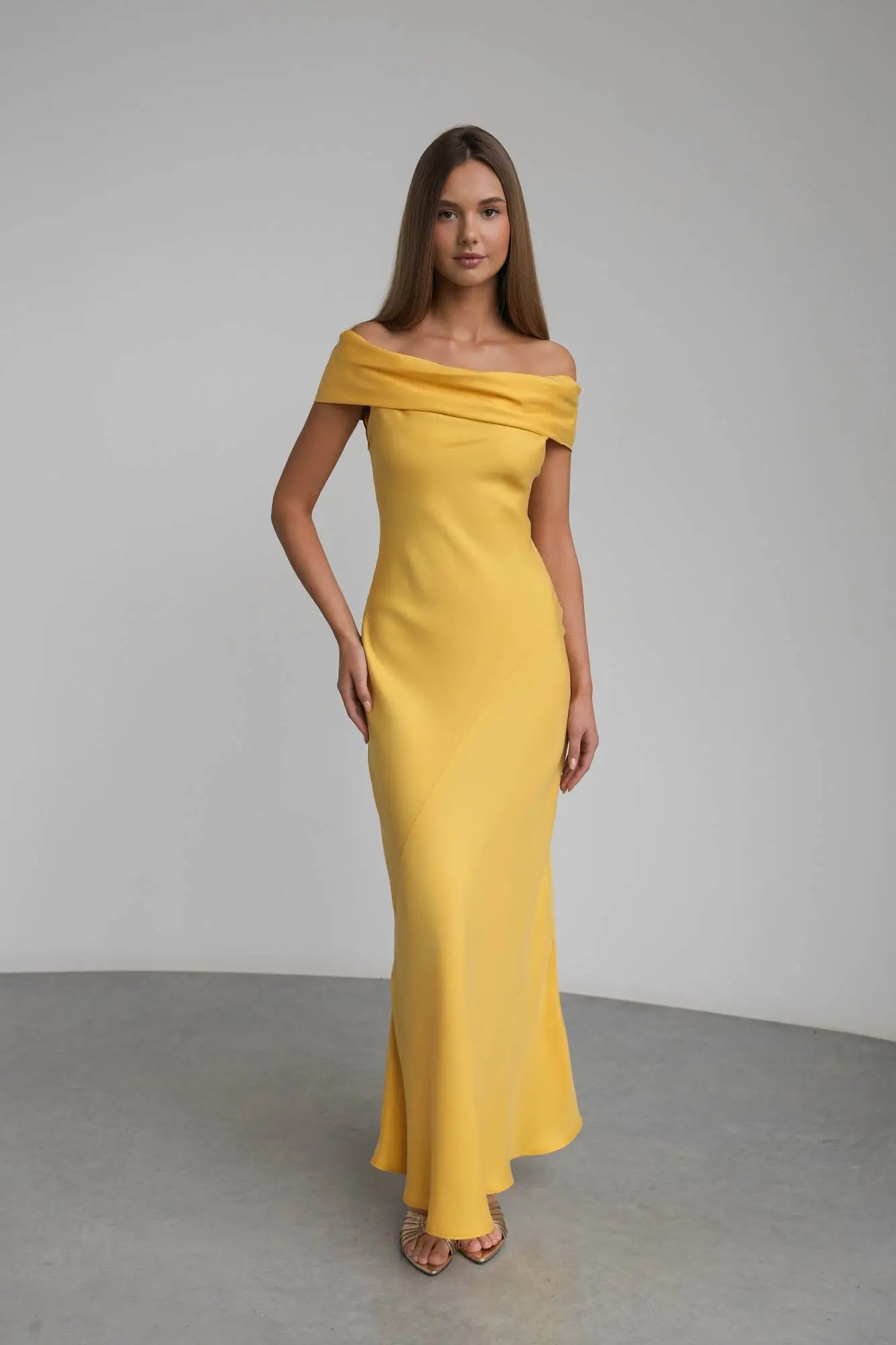 Платье (S (42RU), жёлтый). Избражение № 1