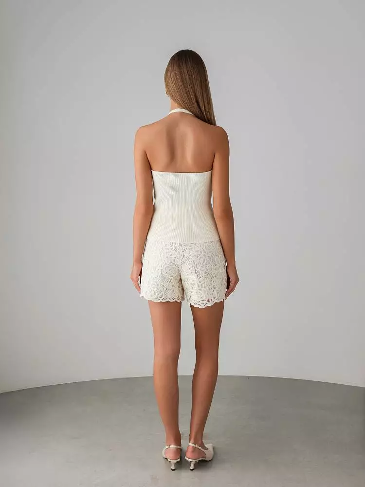 Шорты (M (44RU), светло-бежевый). Изображение № 6