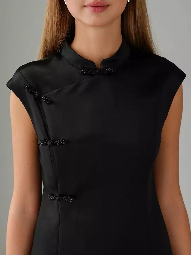 Платье (M (44RU), чёрный). Изображение № 3