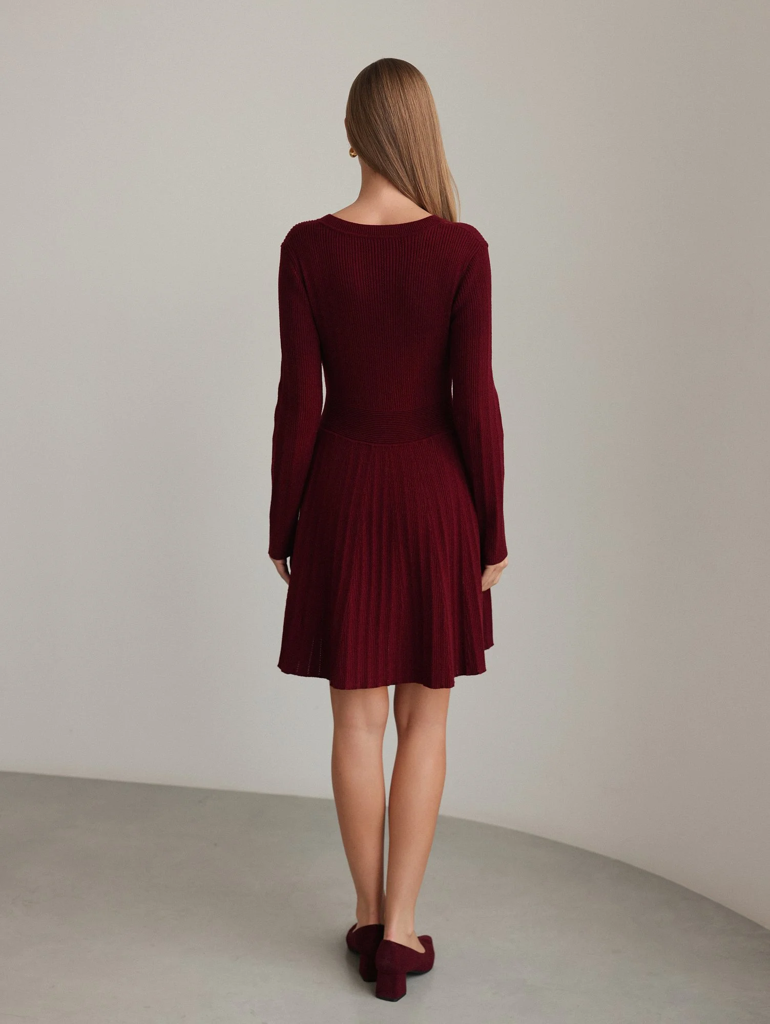 Платье  (L (46RU), винный). Избражение № 5