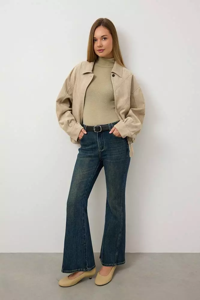 Джинсы (M (44RU), тёмно-синий). Изображение № 1