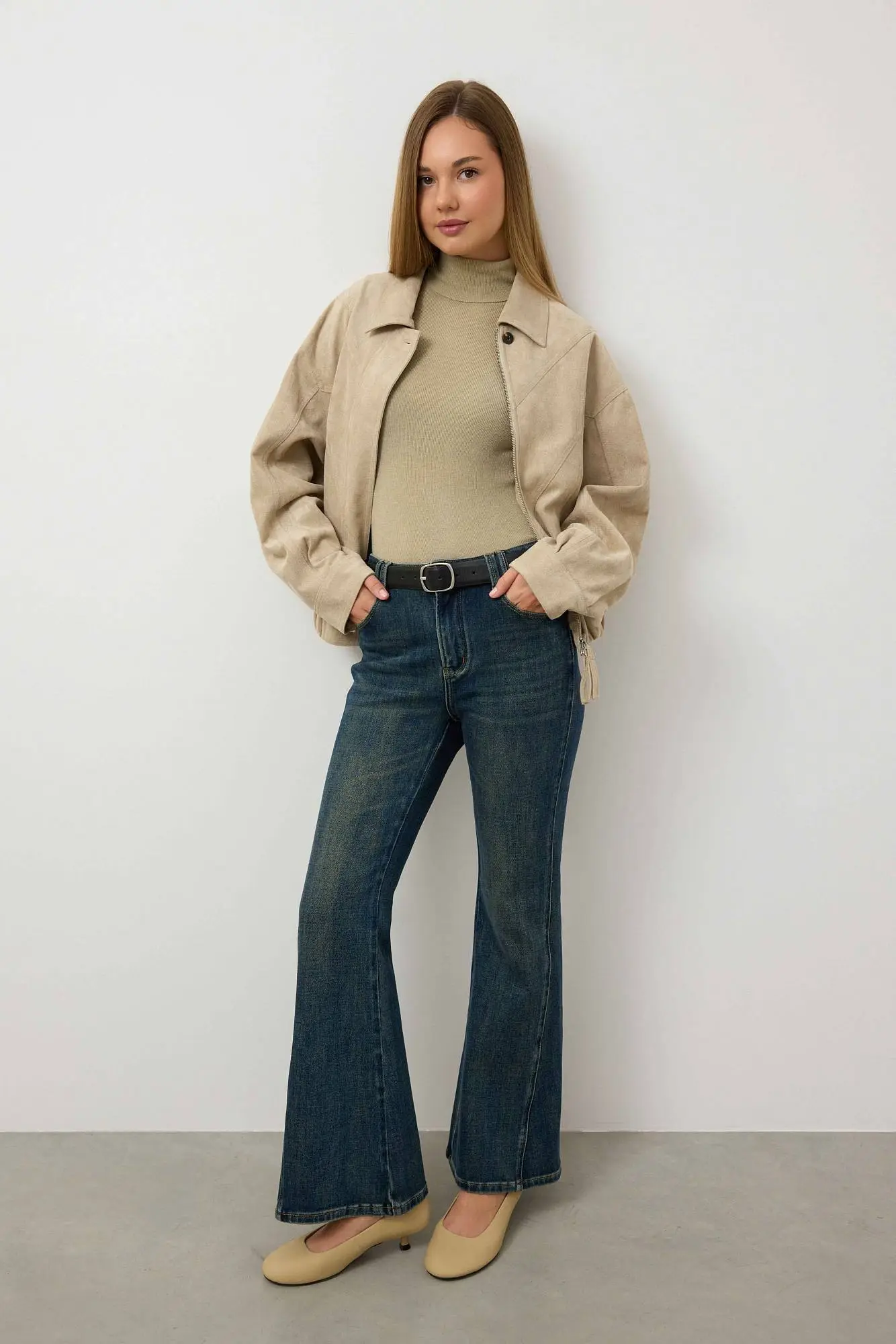 Джинсы (M (44RU), тёмно-синий). Избражение № 1