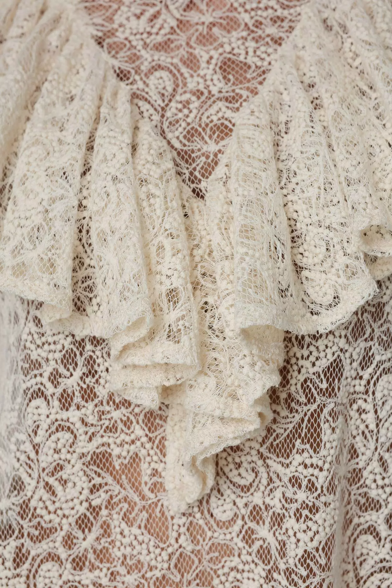 Блуза (S (42RU), светло-бежевый). Избражение № 3