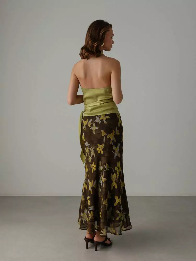 Топ (onesize (42-46RU), золотистая олива). Изображение № 6