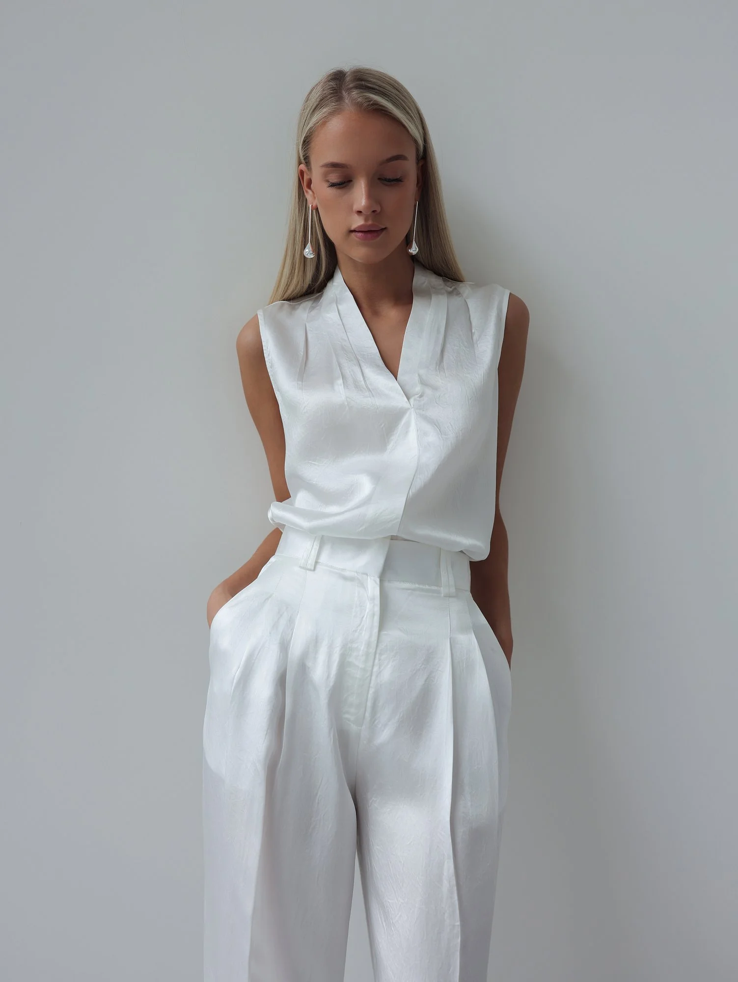 брюки (M (44), белый). Избражение № 3