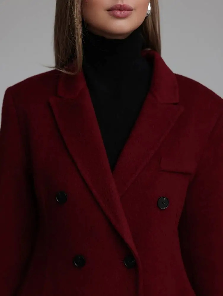 Пальто (S (42RU) винный). Изображение № 2