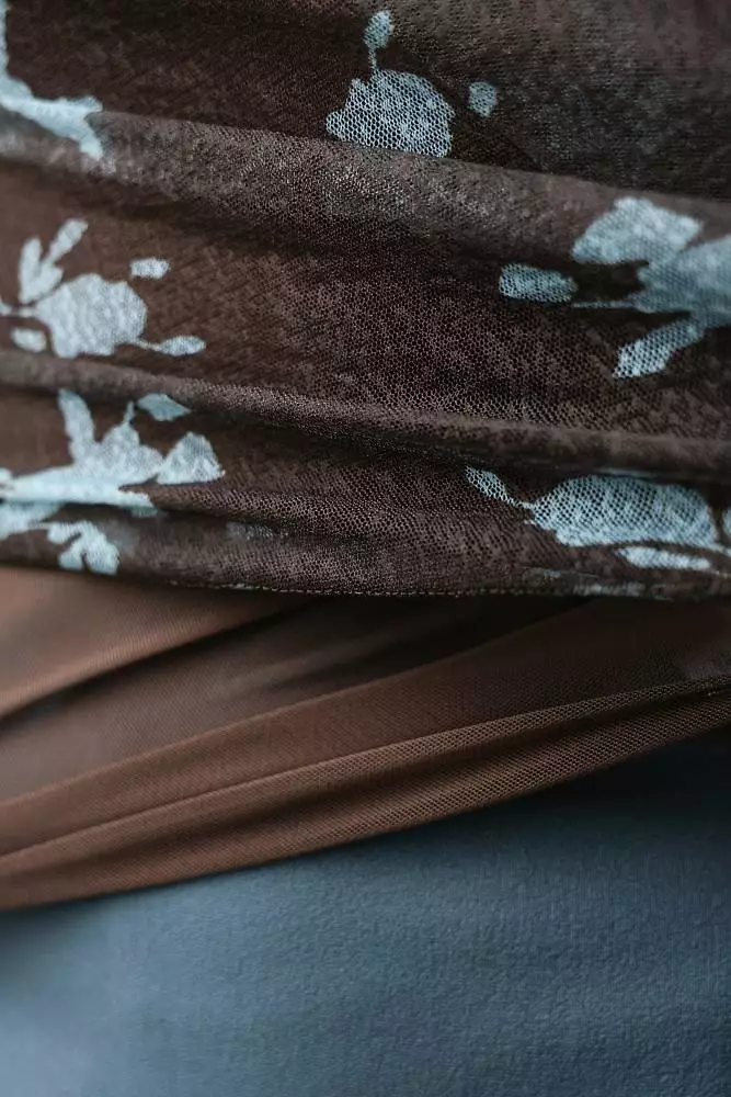 Лонгслив (S (42RU), коричневый). Изображение № 4