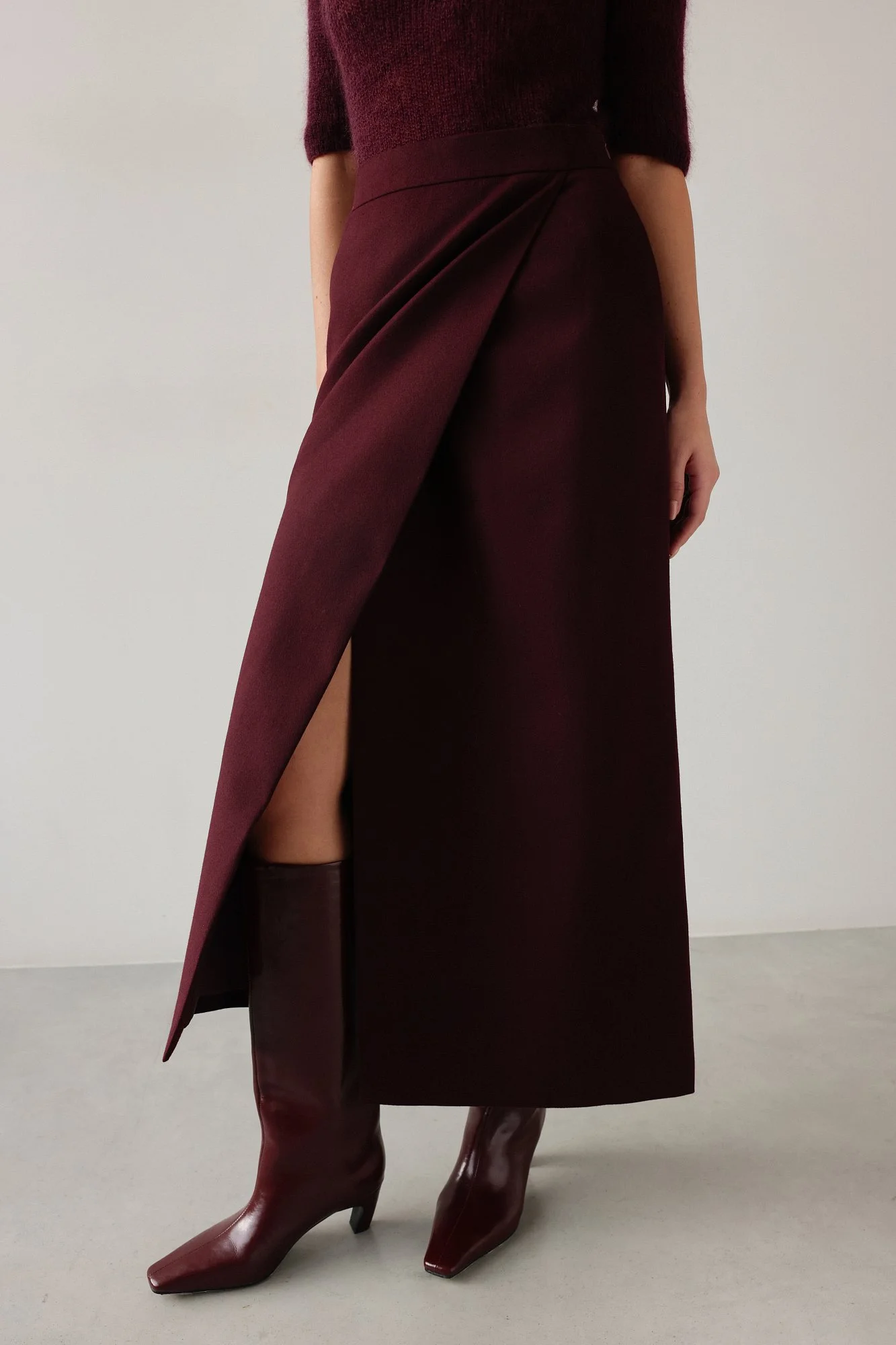 Юбка (M (44RU), сливовый). Избражение № 3