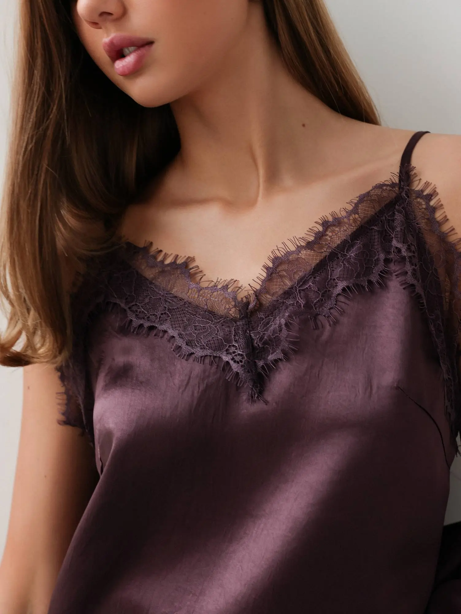 Топ (M (44RU), сливовый). Избражение № 3