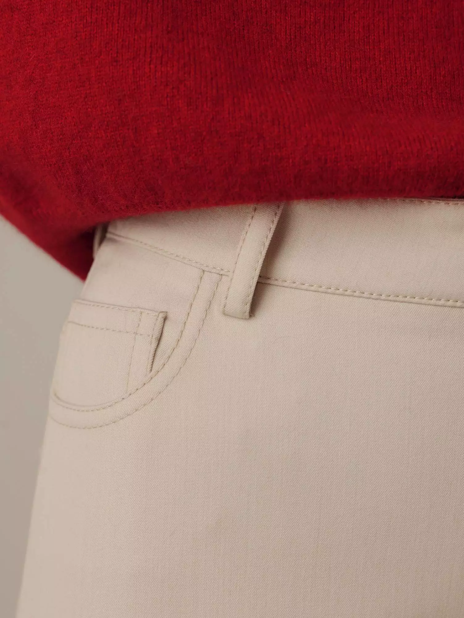 Брюки (L (46RU), бежевый). Избражение № 4