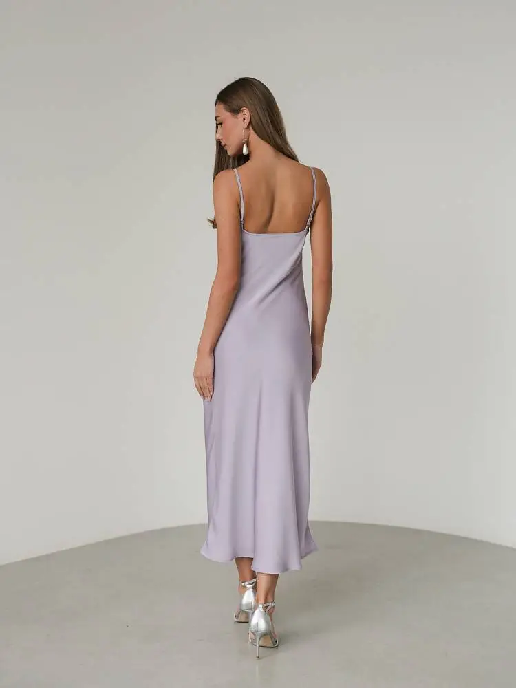 Платье  (M (44RU), лиловый). Изображение № 5