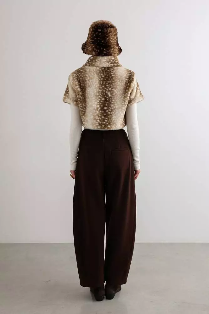 Брюки (S (42RU), коричневый). Изображение № 5