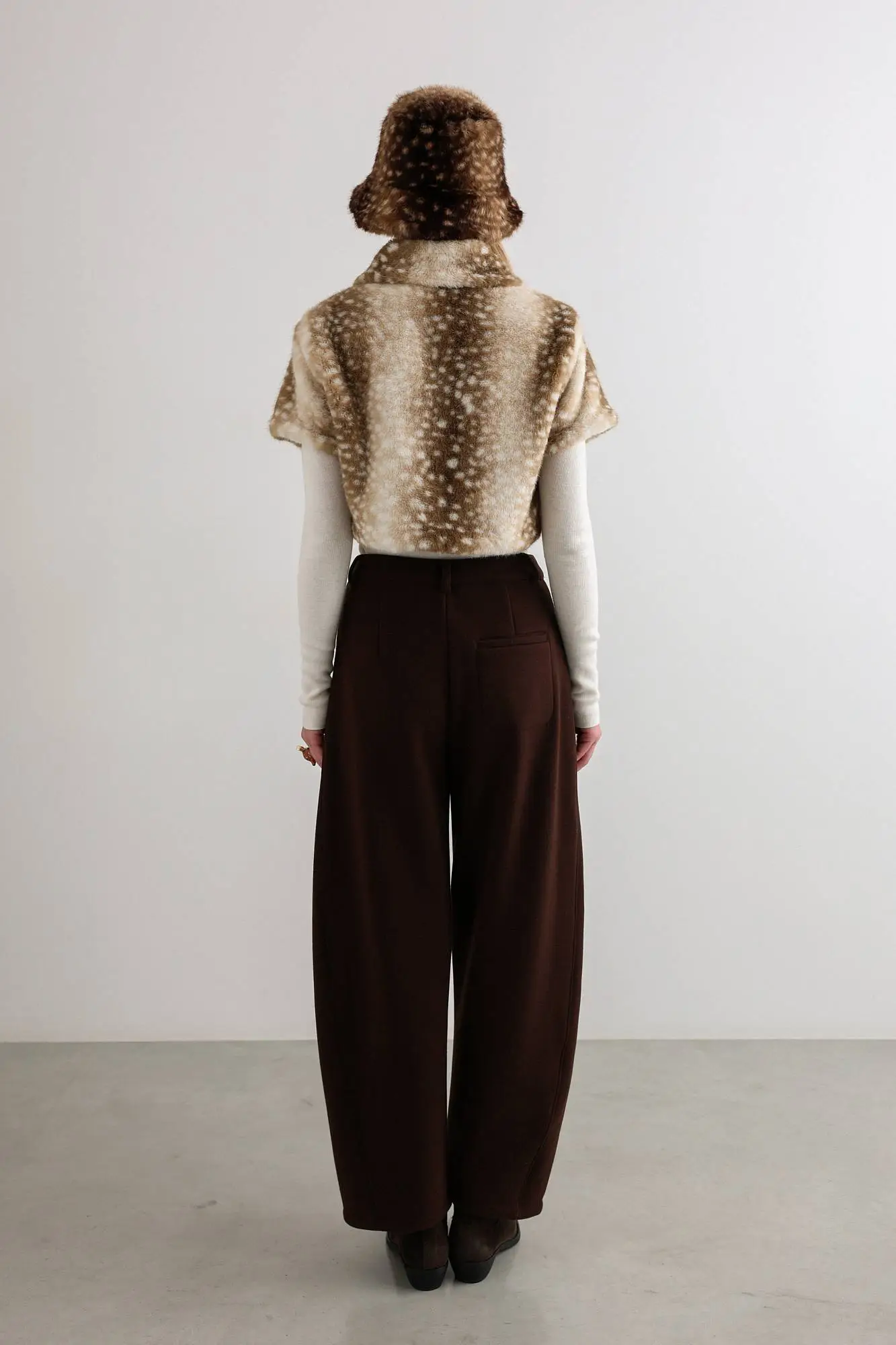 Брюки (S (42RU), коричневый). Избражение № 5