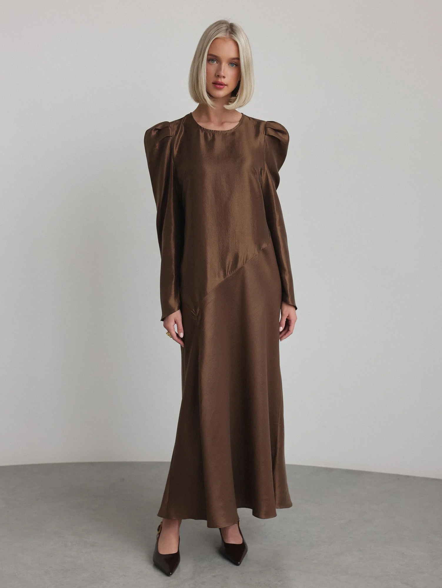 Платье  (M (44RU), шоколадный). Избражение № 1