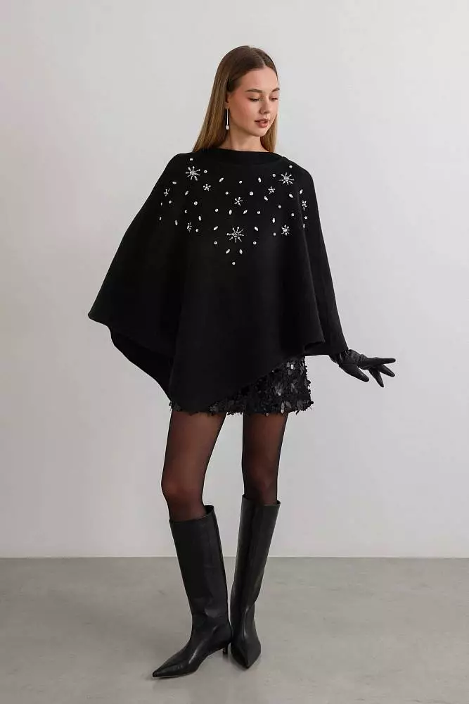 Накидка (M (44RU), чёрный). Изображение № 4