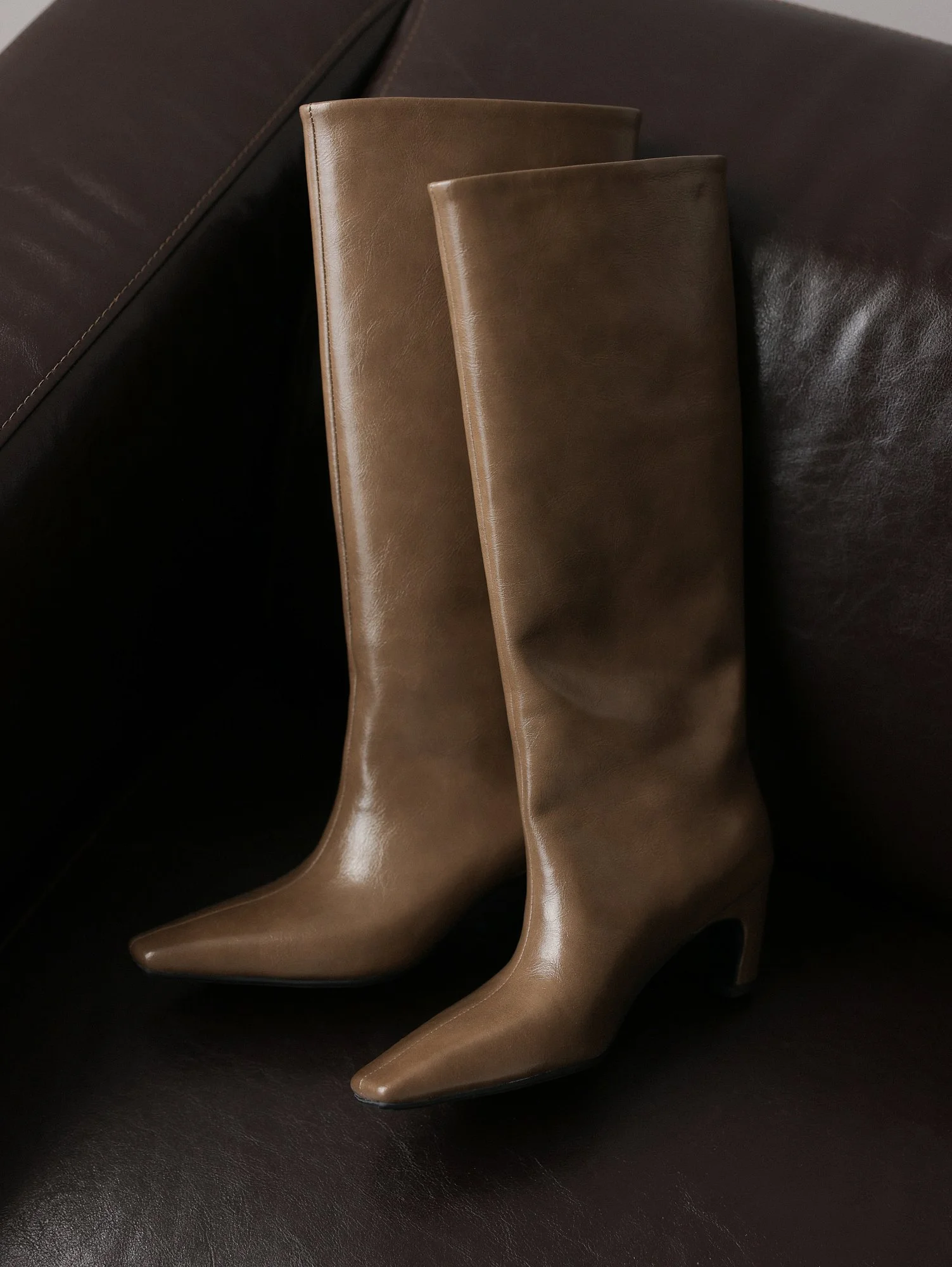 Сапоги (38, серая олива). Избражение № 2