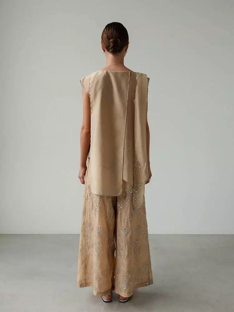 Брюки (L (46RU), светло-коричневый). Изображение № 4