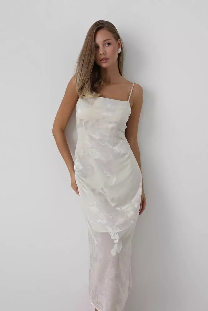 Платье (S (42), слоновая кость). Изображение № 2