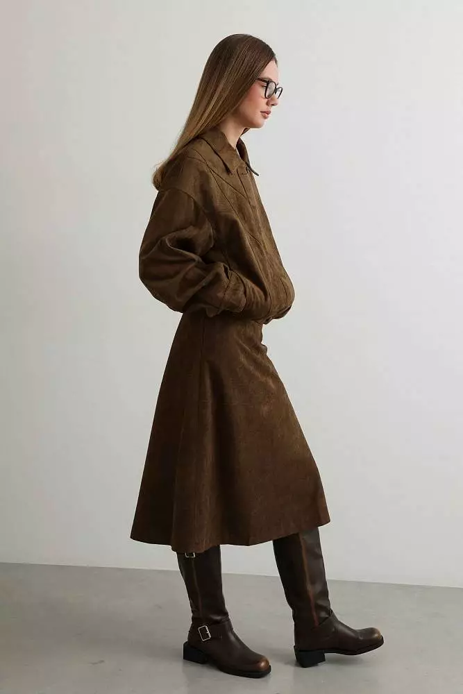 Юбка (L (46RU), коричневый). Изображение № 2