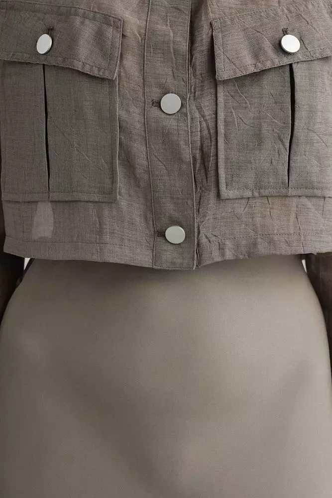 рубашка (onesize (42-46RU), серо-зеленый). Изображение № 4