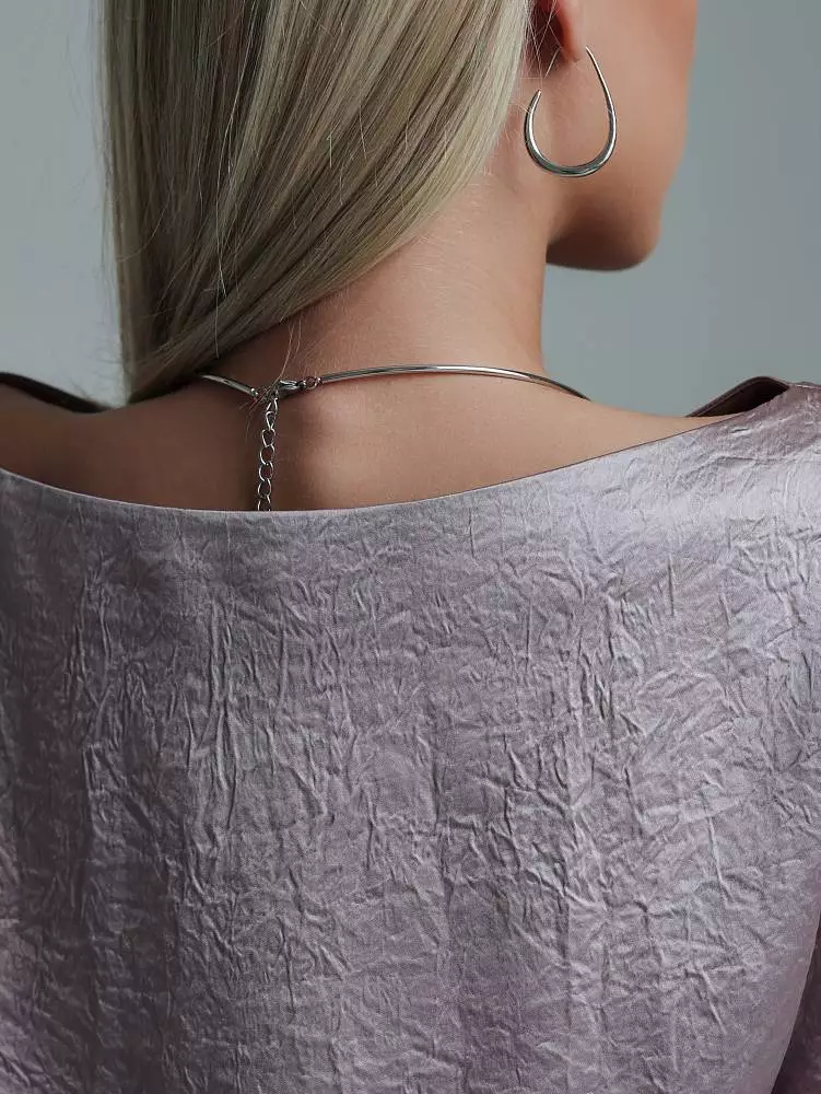 блузка (L (46), лиловый). Изображение № 6