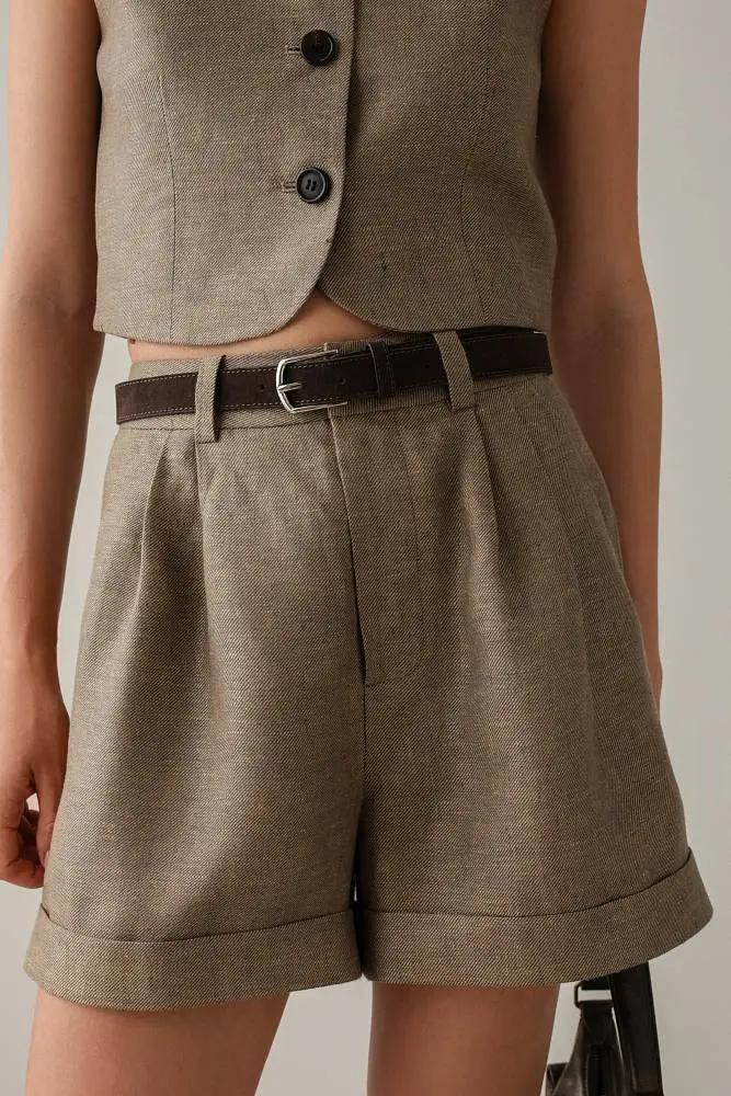 Шорты (M (44RU), коричневый). Изображение № 1