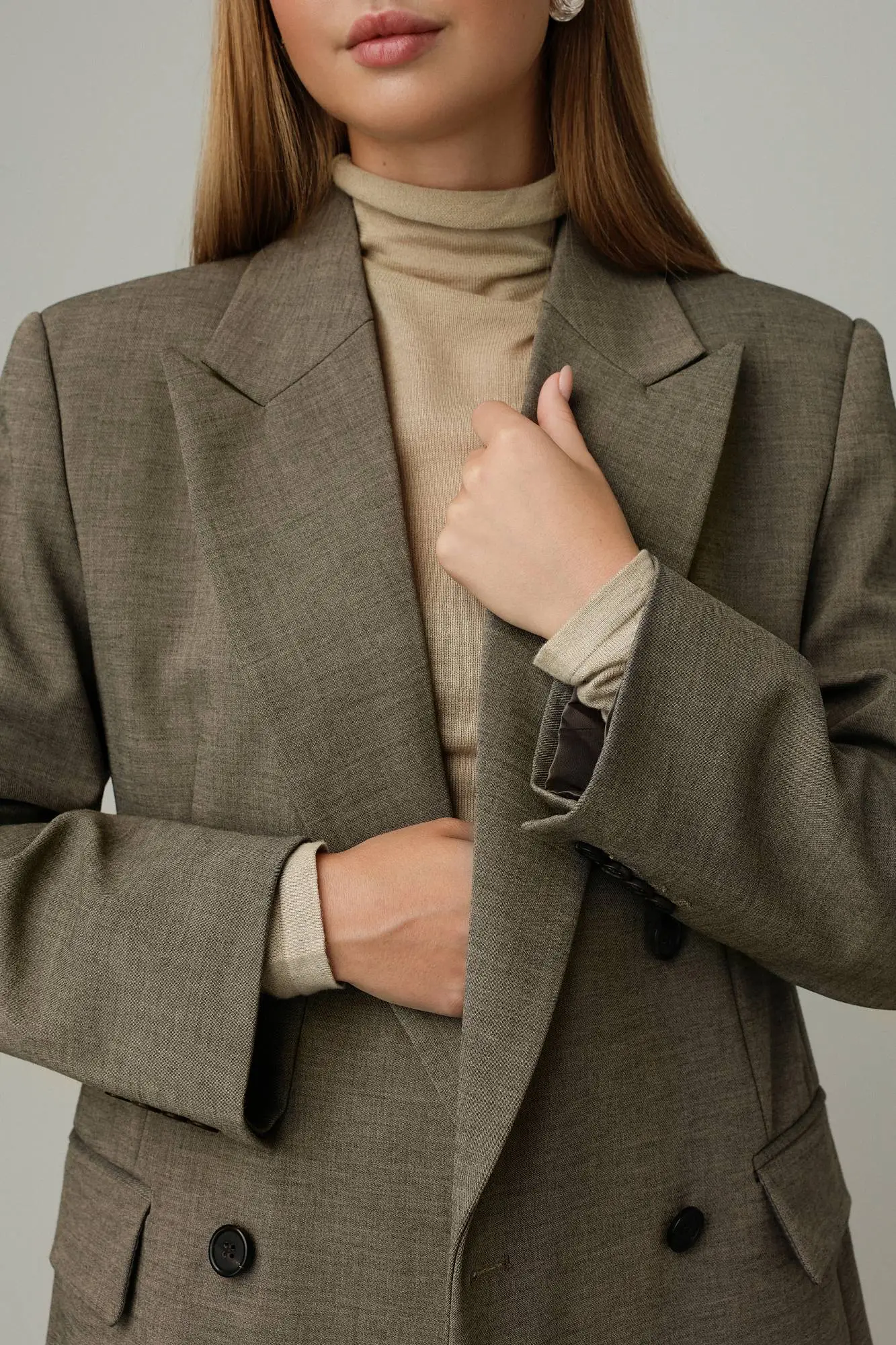 Пиджак (M (44RU), светло-коричневый). Избражение № 4