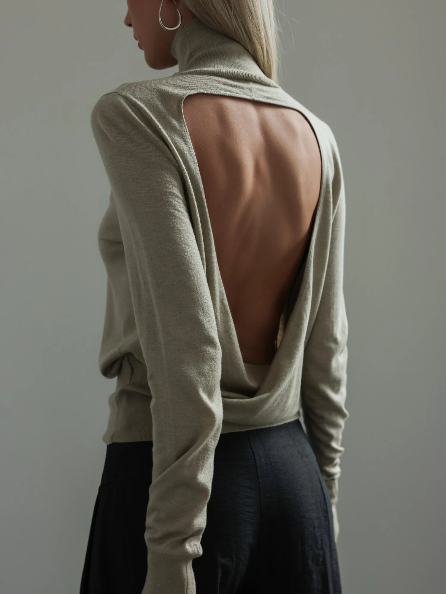 джемпер (onesize (42-46RU), серо-бежевый). Избражение № 6