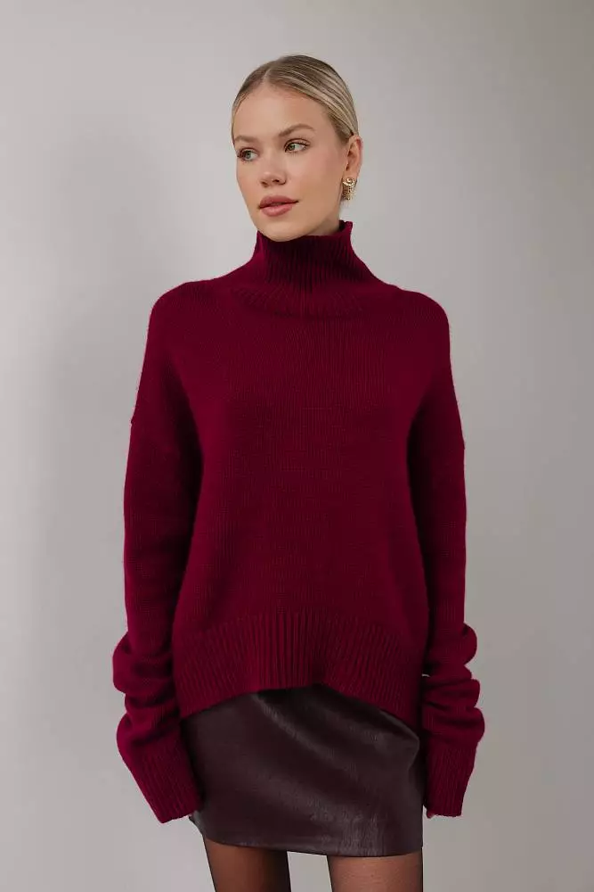 Свитер (M (44RU), сливовый). Изображение № 1