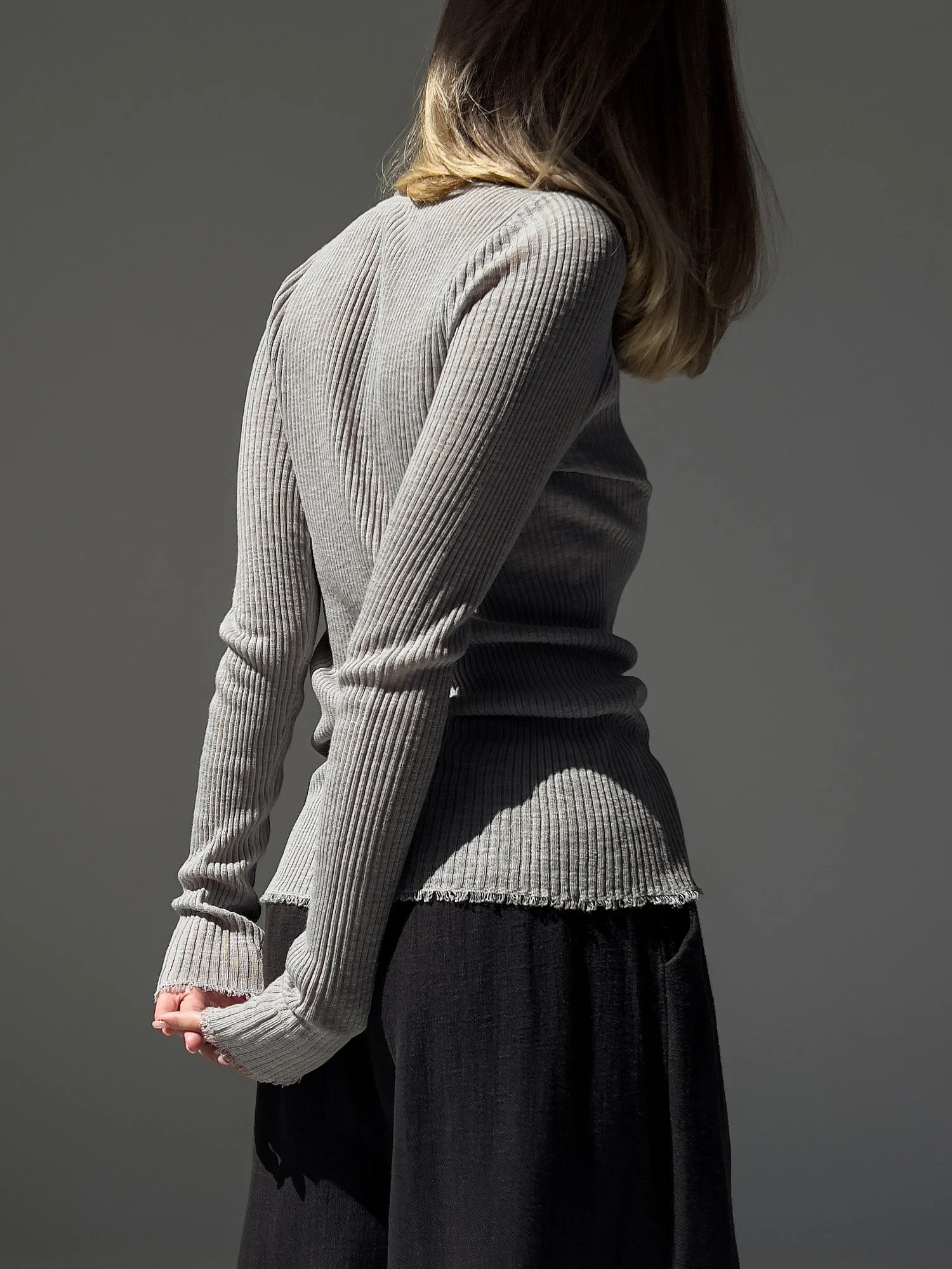 лонгслив (onesize (40-44RU), серый). Избражение № 5