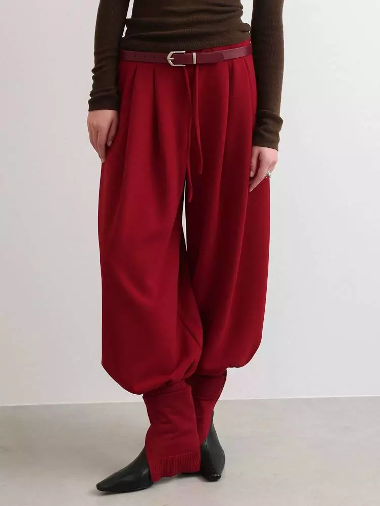 Брюки (M (44RU), бордовый). Изображение № 2