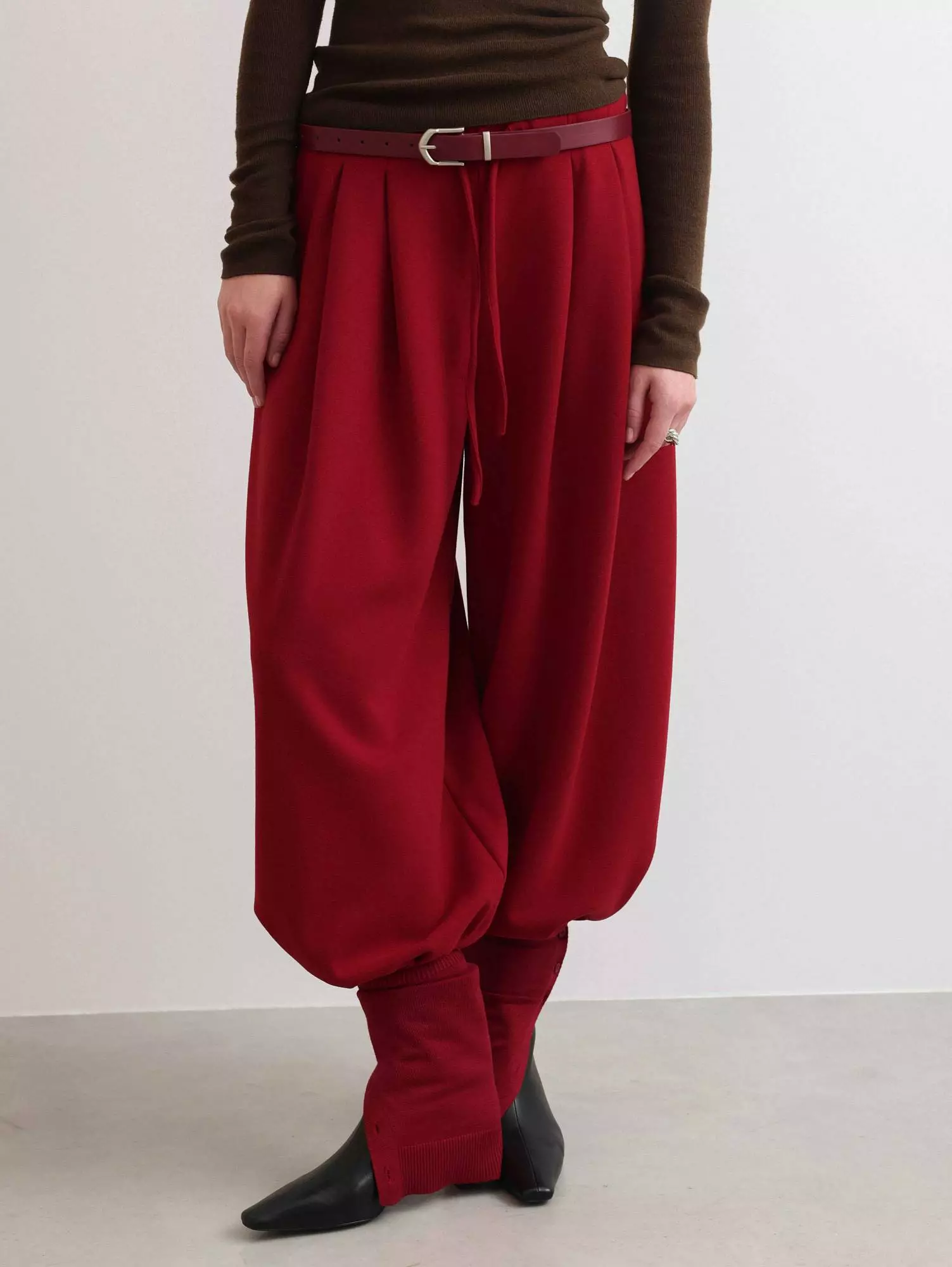 Брюки (M (44RU), бордовый). Избражение № 2