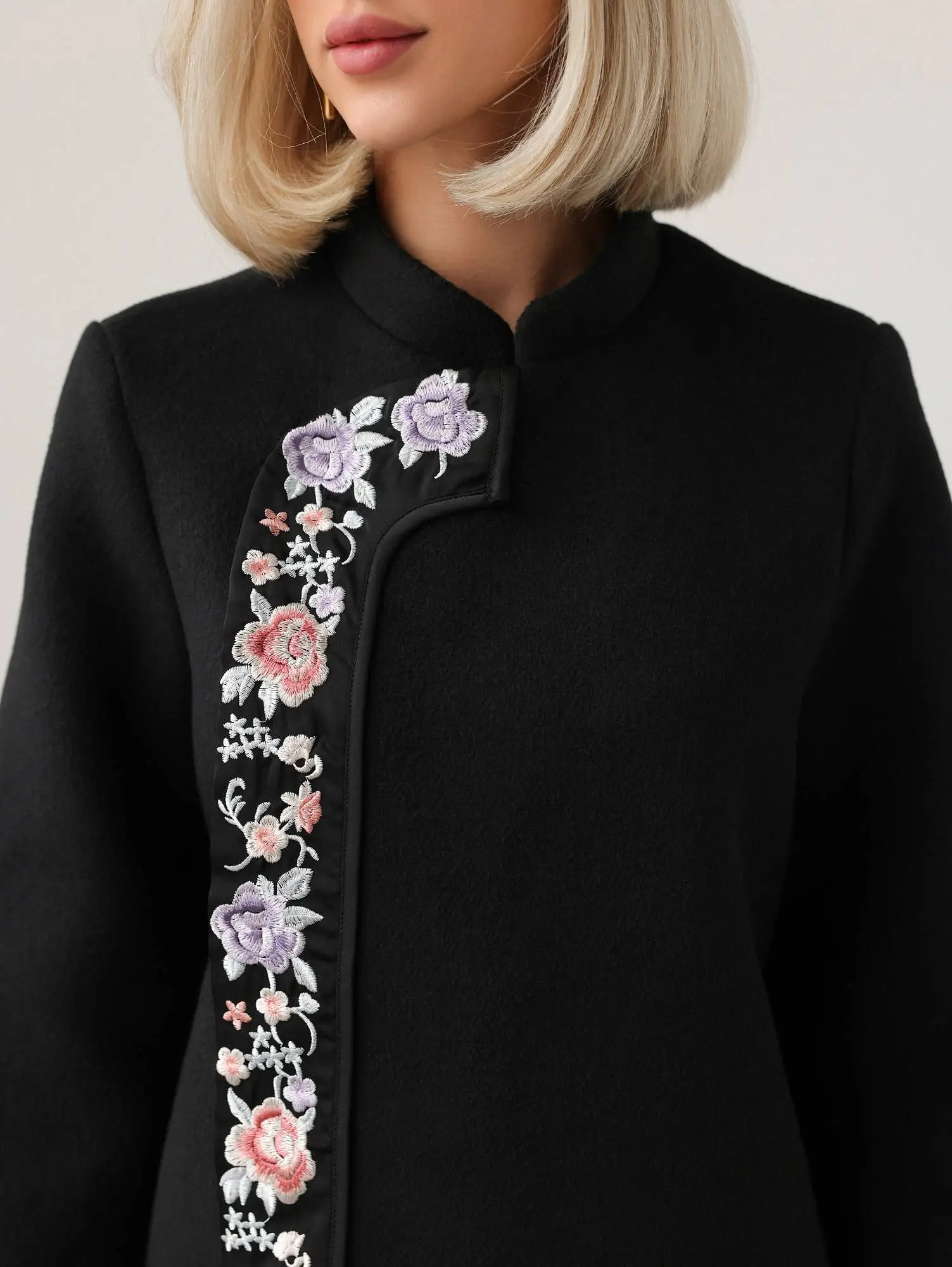 Пальто (M (44RU) чёрный). Избражение № 3