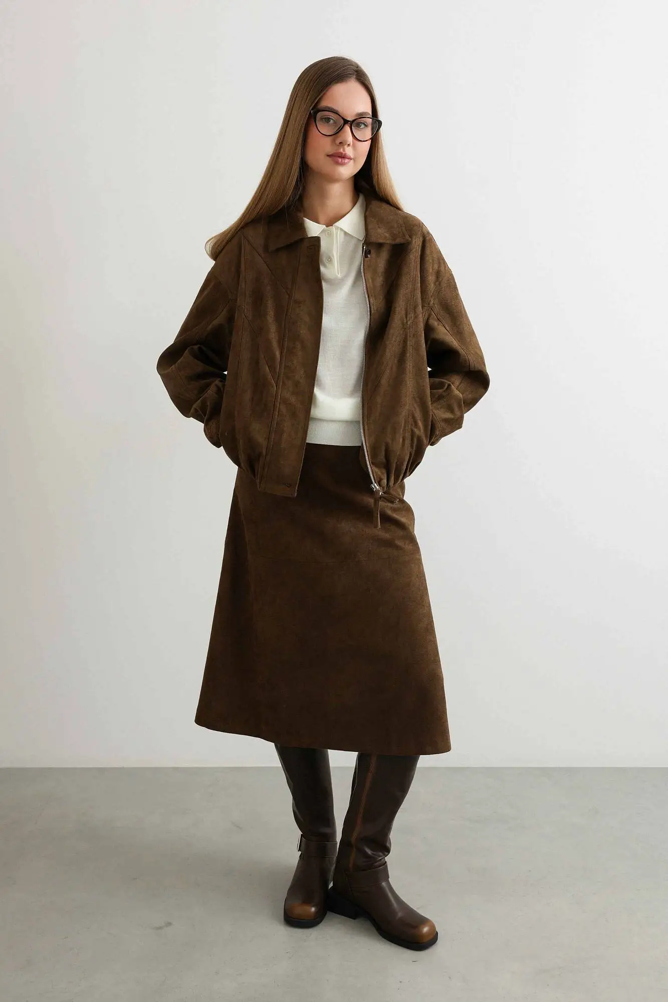 Куртка (S (42RU), коричневый). Избражение № 4