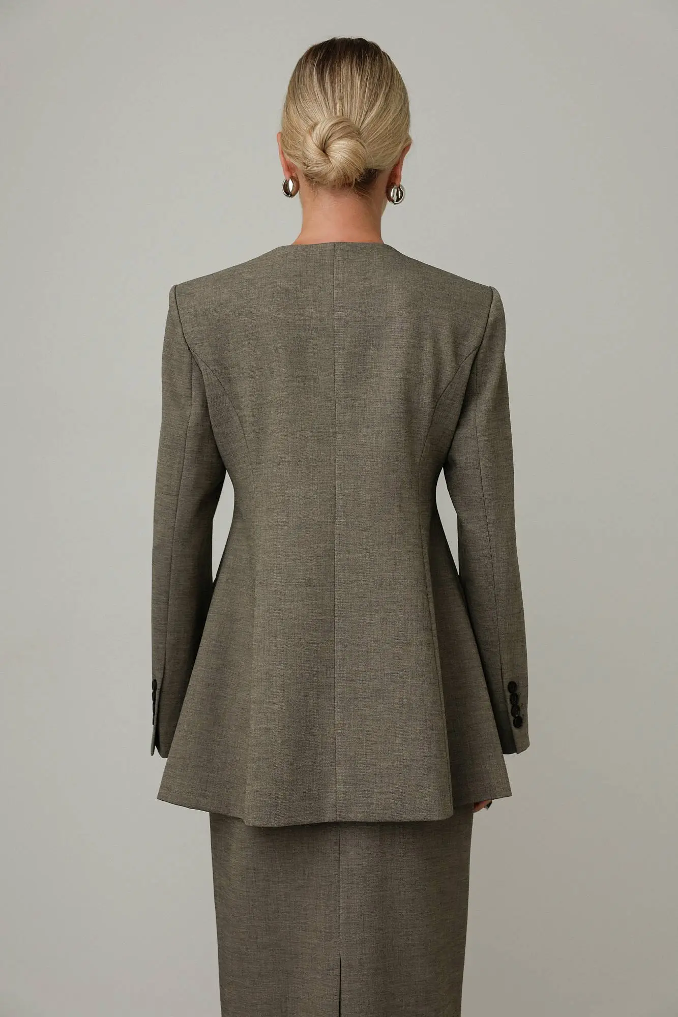 Пиджак (M (44RU), светло-коричневый). Избражение № 5