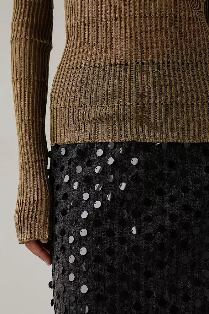 лонгслив (onesize (42-46RU), зелёно-коричневый). Изображение № 5