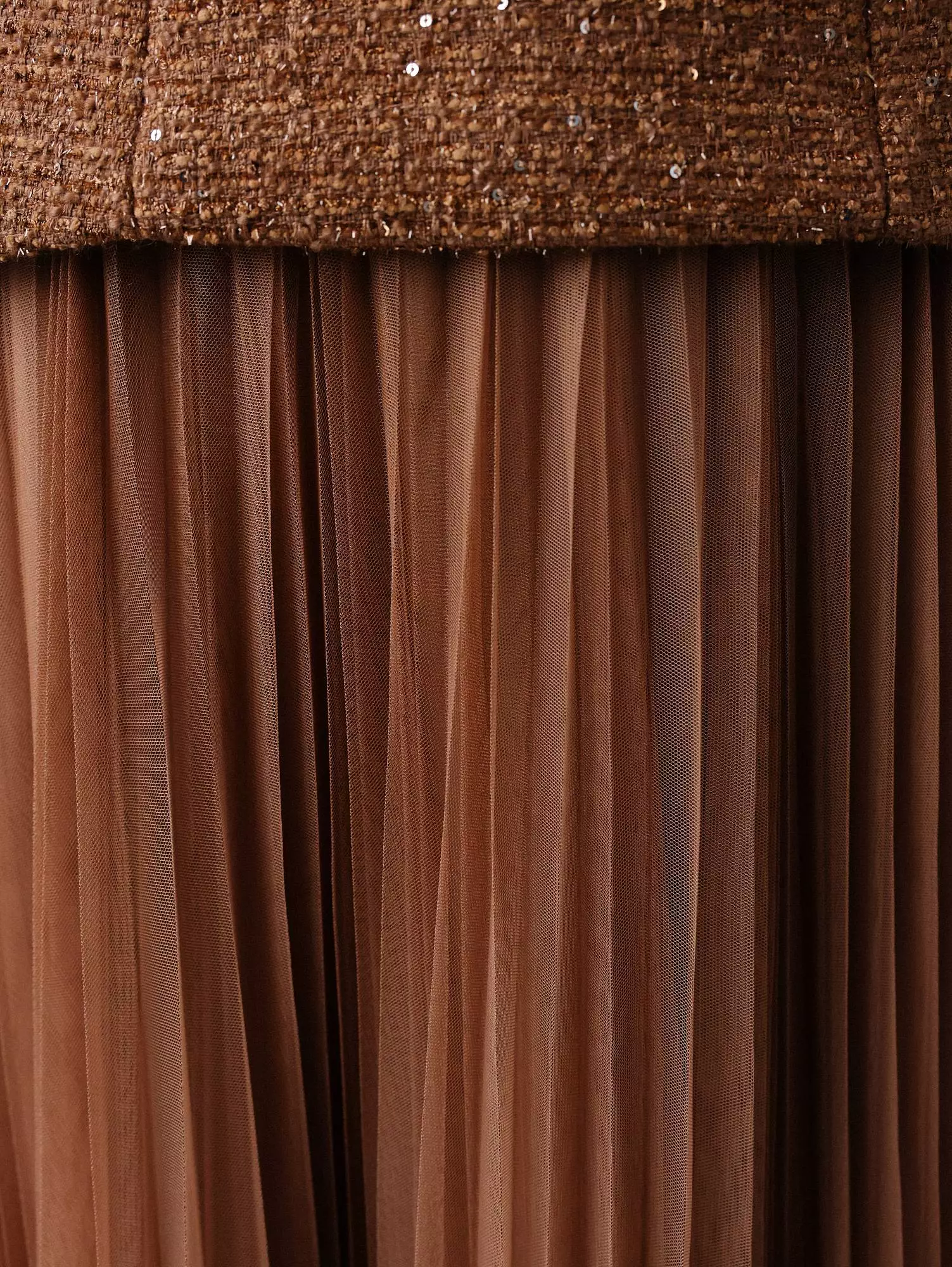 Платье  (M (44RU), коричневый). Избражение № 4