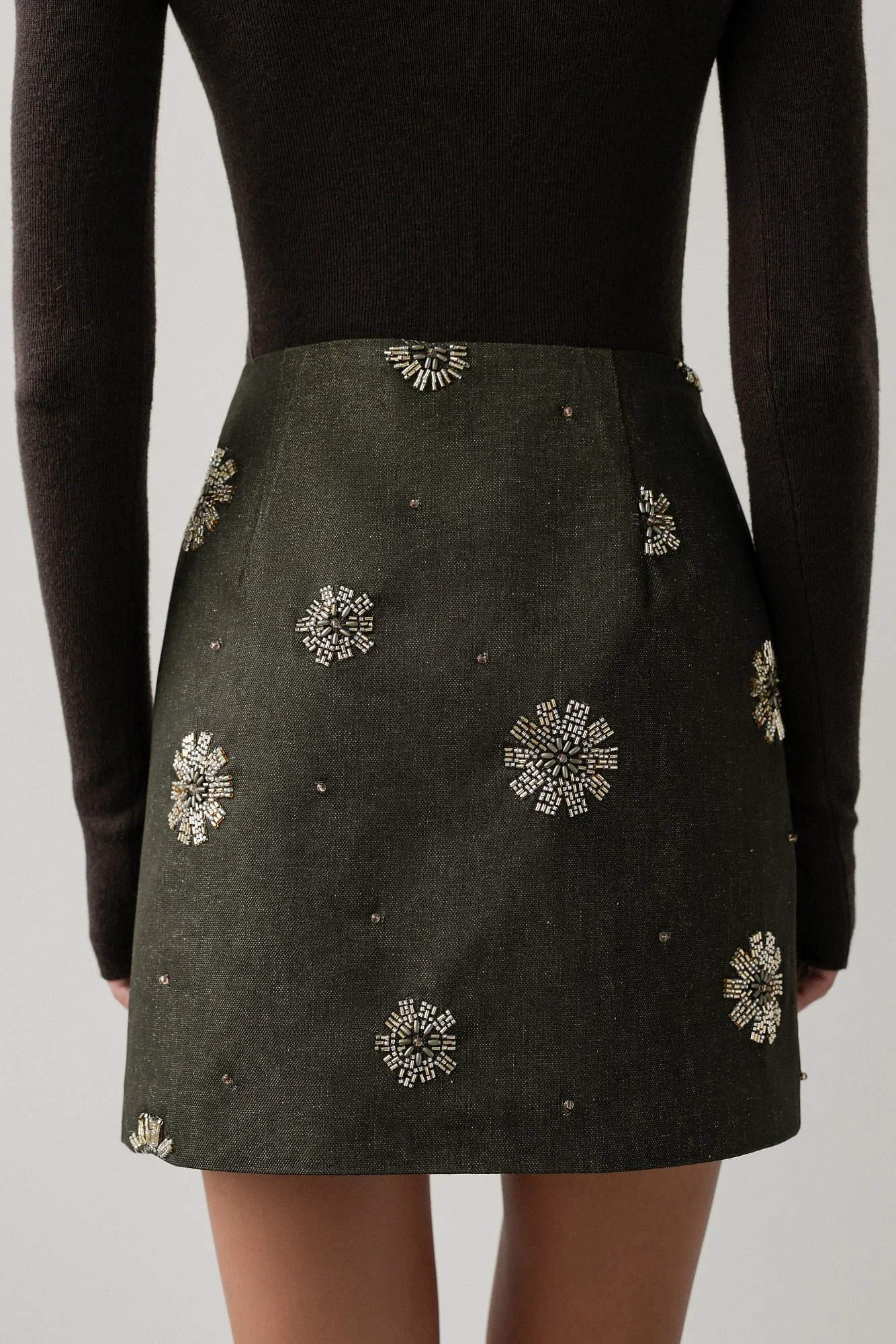 Юбка (M (44RU), тёмно-зелёный). Избражение № 4