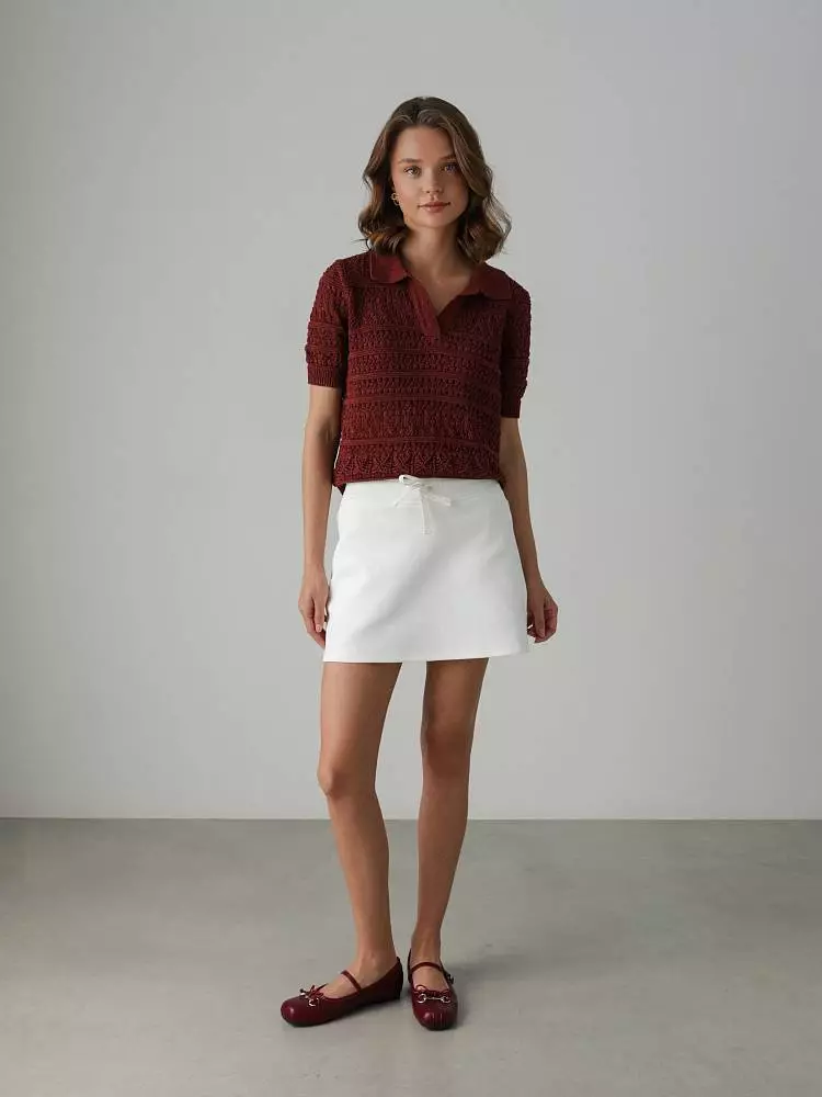 Джемпер (S (42RU), красно-коричневый). Изображение № 1